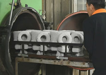 インベストメント鋳造プロセスステップ10 - 脱ワックス