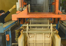 investment casting process step 17 - picking