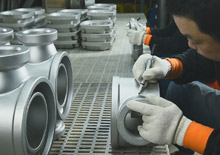 investment casting process step 18 - visual inspection