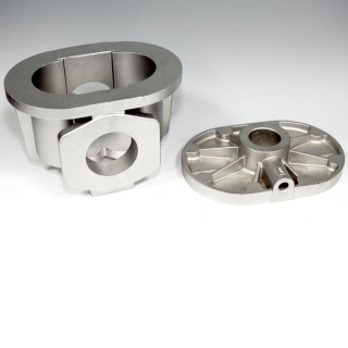 マニホールドとキャップの精密鋳造